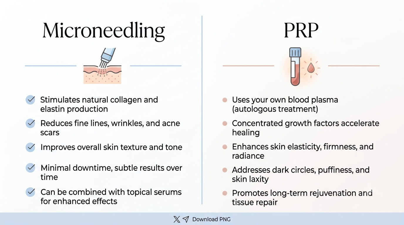 microneedling vs PRP