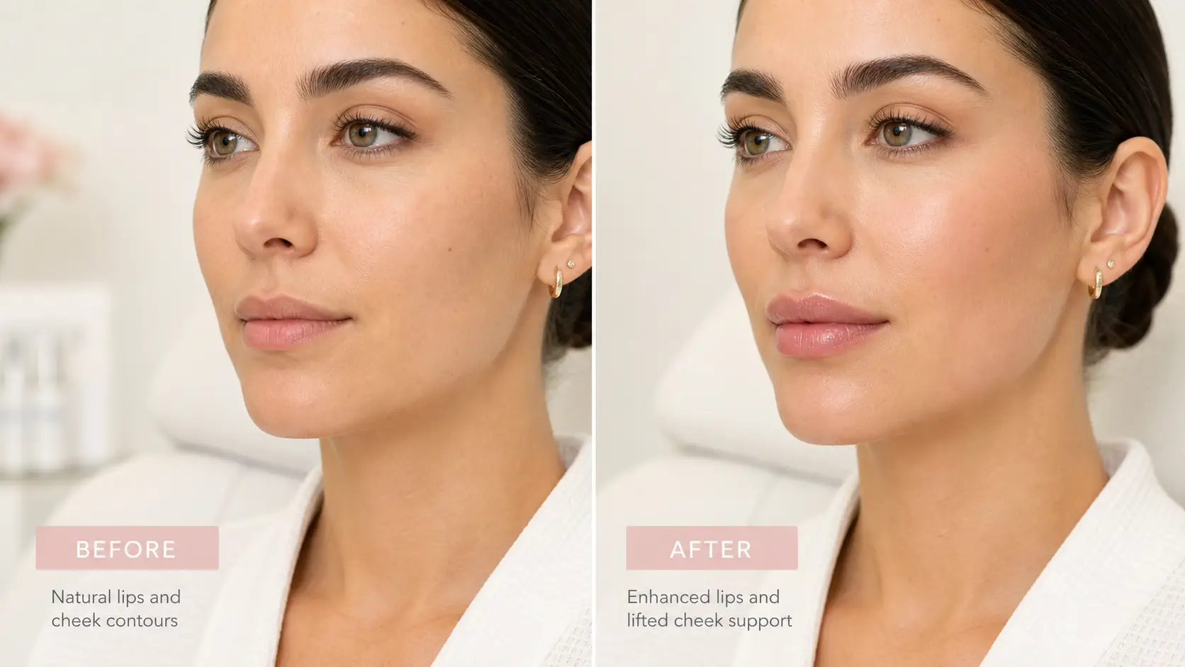 natural looking dermal fillers-before and after